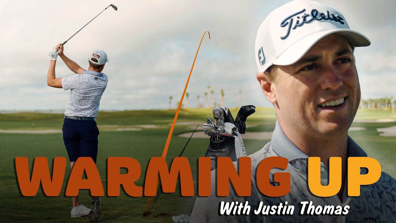 Warming Up with Justin Thomas