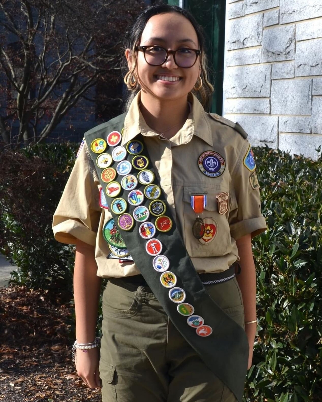 Congrats, Eagle Scout, Erin B.…
