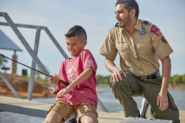 Cub Scout Fishing